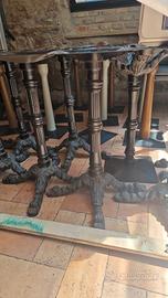 tavoli monogamba i  ghisa