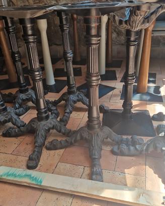 tavoli monogamba i  ghisa