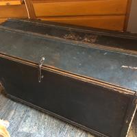 BAULE/CASSAPANCA IN LEGNO   PRIMI ‘900
