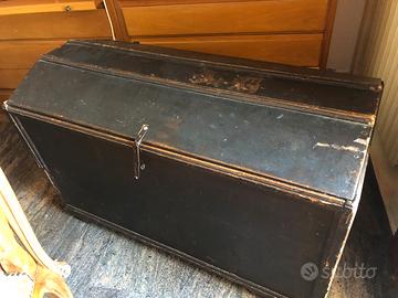 BAULE/CASSAPANCA IN LEGNO   PRIMI ‘900