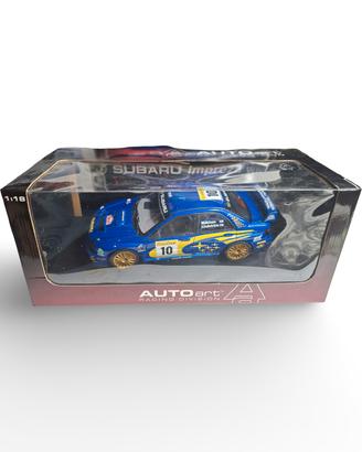 AUTOart Subaru Impreza WRC #10 2001 1:18 Mäkinen 