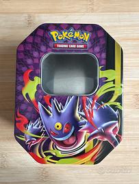 Pokémon GCC Tin Box Mega Gengar + 30(5*) Carte Mix