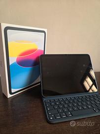 iPad 10 64GB Blu + Penna + 3 Cover (Trattabile)