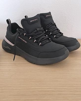 Sneaker Skechers Skech Air Dynamight black rosee