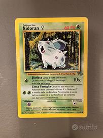 Carta Pokemon NIDORAN 57/64 Commune Jungle Wizard