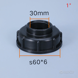 IBC Serbatoio Valvola cisterna Tappo Adattatore Ra