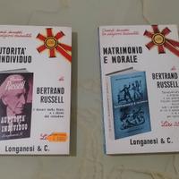 2 libri Bertrand Russel longanesi '66  '70 vintage