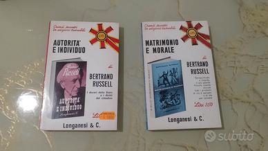 2 libri Bertrand Russel longanesi '66  '70 vintage