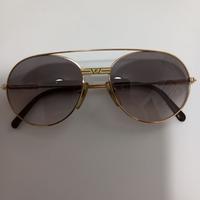 Occhiali Carrera Vintage anni '80 placcati Oro-