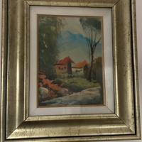 Quadro con paesaggio