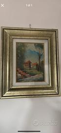Quadro con paesaggio