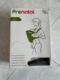 Marsupio porta bebè Prenatal Kangaroo rosso