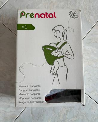 Marsupio porta bebè Prenatal Kangaroo rosso