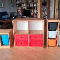 Struttura per contenitori IKEA Trofast