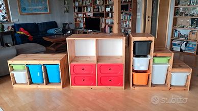 Struttura per contenitori IKEA Trofast