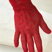 Guanti da cerimonia lavorazione uncinetto