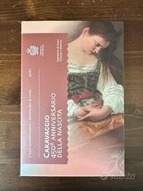 Cofanetto due euro commemorativi 2021 Caravaggio