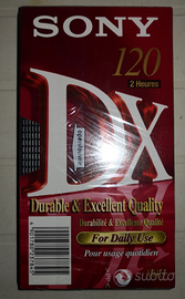 Videocassetta VHS 120 min Sony vergine/vuota