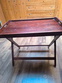 Tavolino vassoio pieghevole