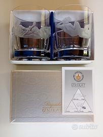 Bicchieri da whisky in cristallo . Vintage 
