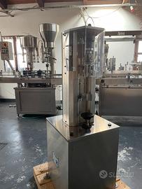 tappatrice semiautomatica per tappi a vite