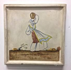 QUADRO SARDO IN CERAMICA