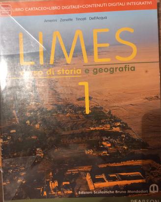 Limes 1 libro storia geografia  9788842433910