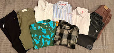 10 LOTTO PLEASE DIXIE VESTITI JEANS