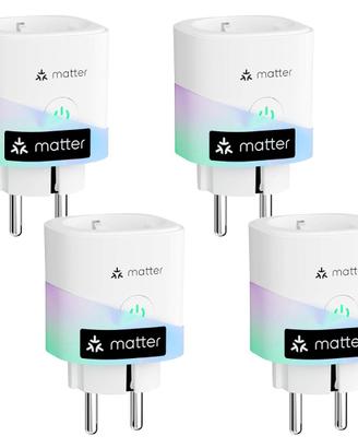 4 Prese x Meross Smart con Monitoraggio Energia ec