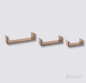 3 mensole rettangolari 