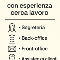 Impiegata/Segretaria/Receptionist con esperienza