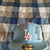 Cappellino LA Dodgers Palm Taco Blue 59FIFTY