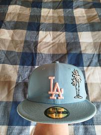 Cappellino LA Dodgers Palm Taco Blue 59FIFTY