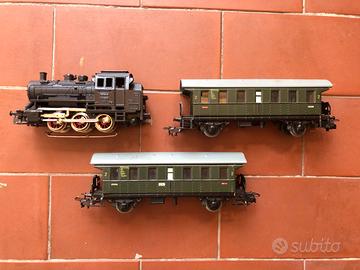 trenini vintage MARKLIN loco CM 800 + vagoni 4002