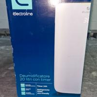 Electroline Deumidificator 20L/24h timer 24h NUOVO