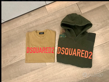 DSQUARED2tg12aCOMPLETOfelpa+tshirtDESTROYEDpag371€