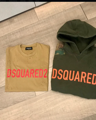 DSQUARED2tg12aCOMPLETOfelpa+tshirtDESTROYEDpag371€
