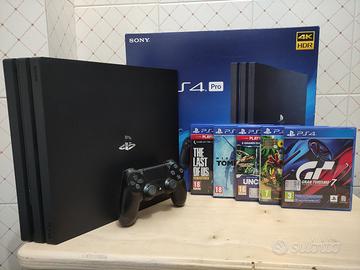 PS4 Pro 1TB Mod. Silenzioso (CUH-7216B) + 5 giochi