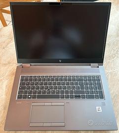 Notebook HP Zbook Fury 17, i7, 32GB RAM, 500GB SSD