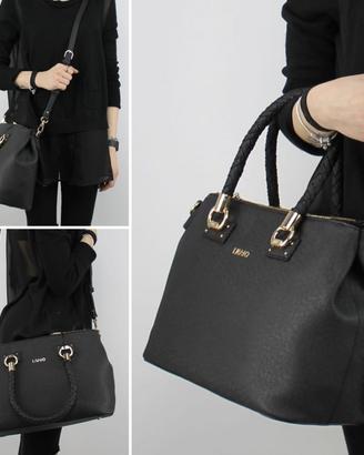 Borsa Liu Jo nera NUOVA con tracolla sigillata  