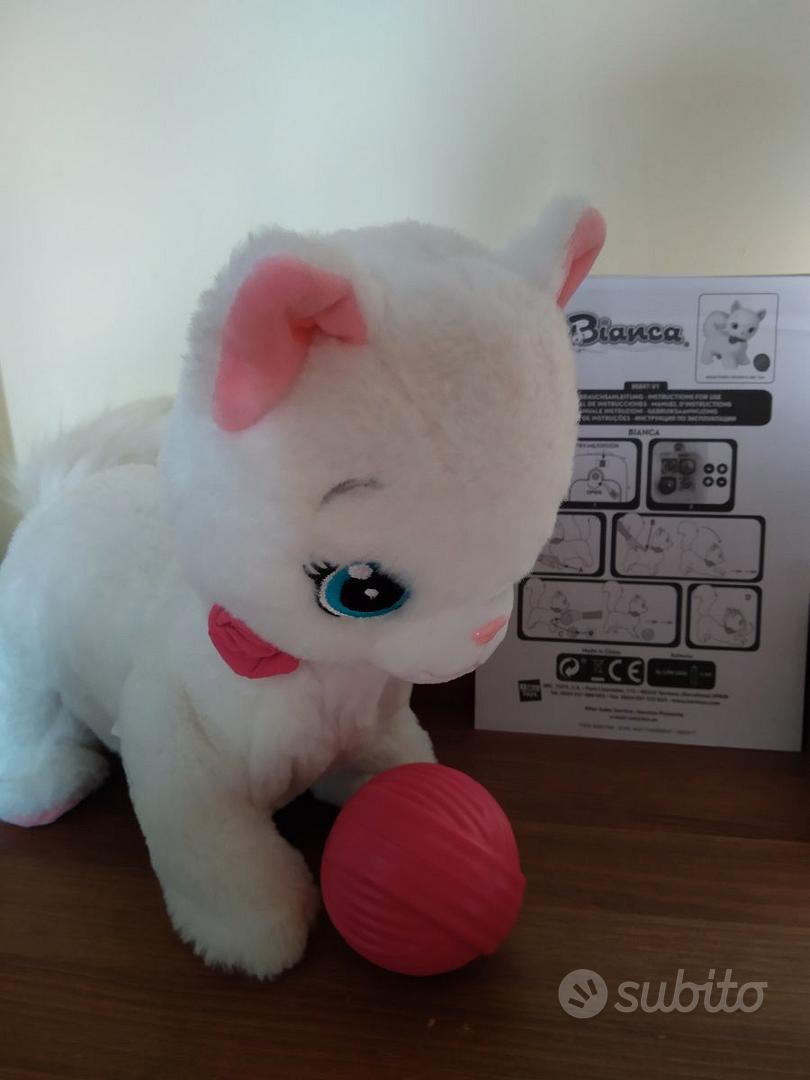 Gatto Giocattolo Bianca Gattina Interattiva Video Petz Coniglietta