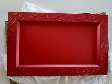 Vassoio Alessi placentarius rosso