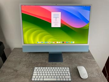iMac 2021 M1 24” Fattura Garanzia Negozio Apple