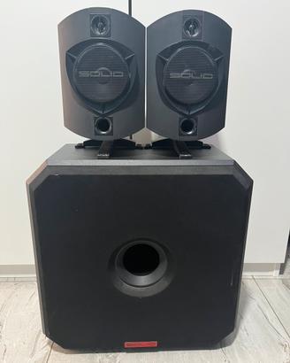 Sistema Audio Completo B&W Solid (2satelliti+sub)