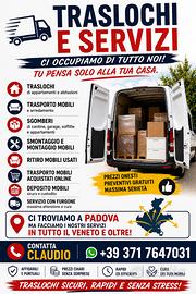 Traslochi/ sgomberi/ trasporto