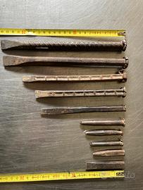 Set di 10 scalpelli vintage