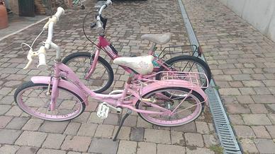 n4 bici  bicicletta 2 con ruote da 20" e 2 da 24"