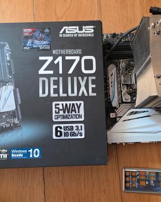 Asus Z170-DELUXE 1151 DDR4 + i7-6700 + dissipatore