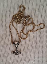 Collana con Ciondolo Martello di Thor 