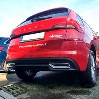 skoda kamiq diffusore posteriore e scarichi post